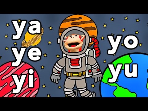 Sílabas ya ye yi yo yu - El Mono Sílabo - Videos Infantiles - Educación para Niños #