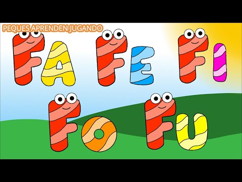 FA FE FI FO FU Las sílabas para niños Video para aprender a leer de Peques Aprenden Jugando