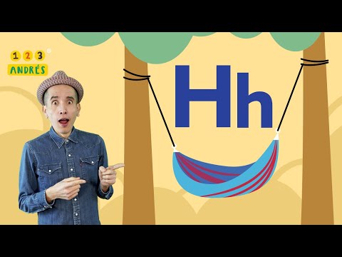 Canción de letra H - &quot;La H no suena&quot; - Como suena la H - 123 Andrés - &quot;Canta las Letras&quot;