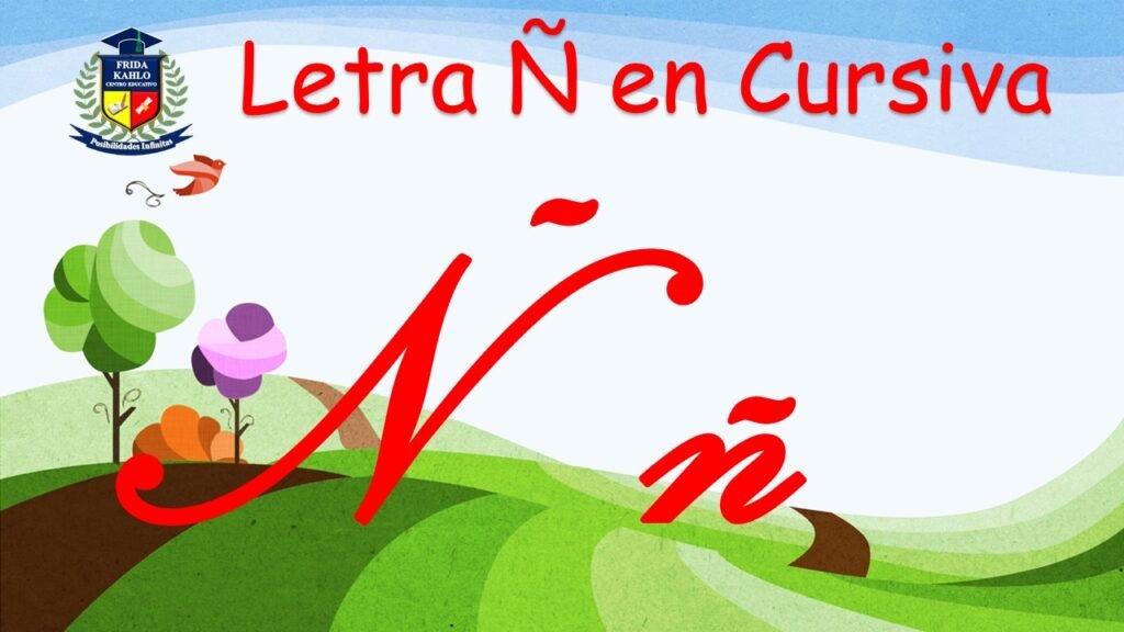Letra ñ en cursiva 