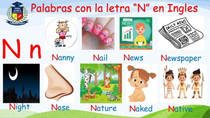 La letra N | 【 Palabras con N y demás cosas que tus hijos aprederan